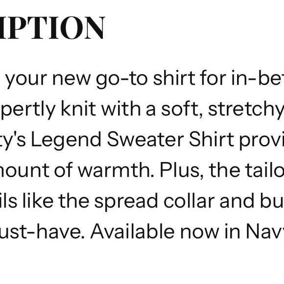 FAHERTY Legend sweater shirt navy blazer stripe medium $168 SUPER SOFT - Picture 5 of 10